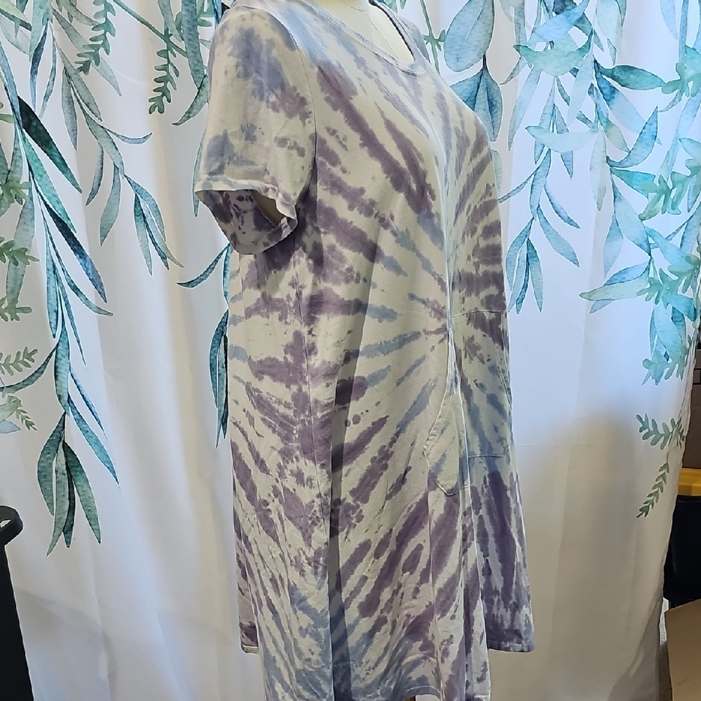 Lane Bryant LIVI Tie-Dye Swing Dress - Picture 8 of 13